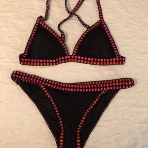 🚫 SOLD 🚫 VS triangle black bikini